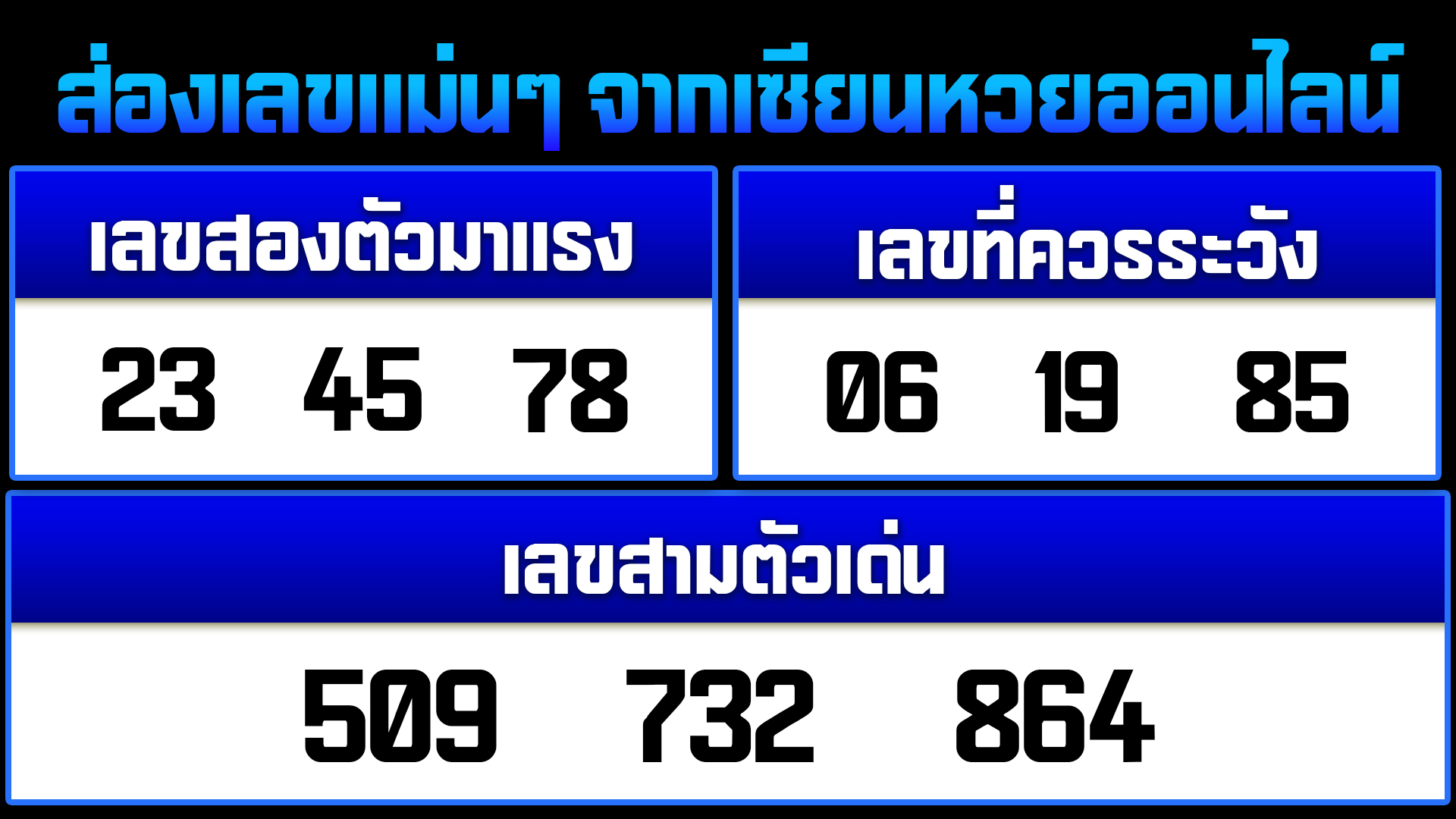 เลขเด็ด แม่น ๆ