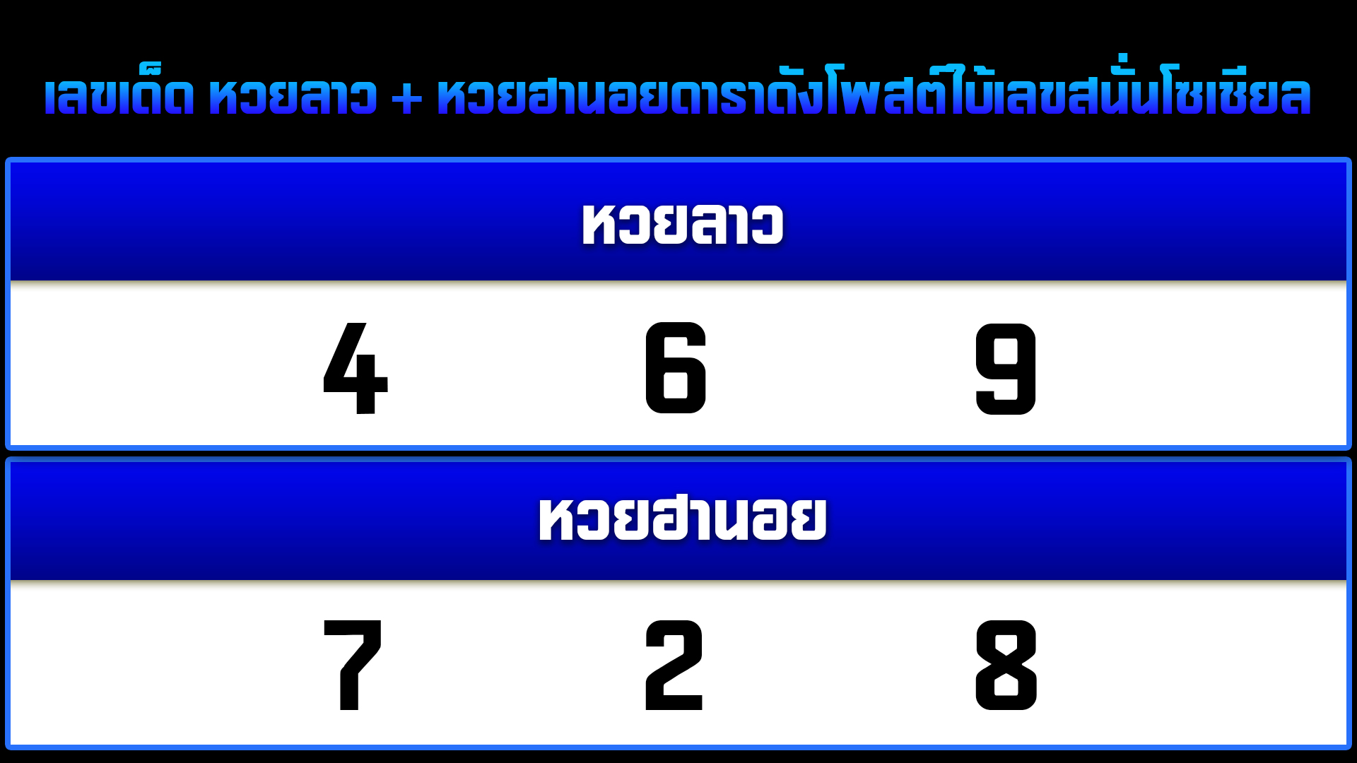 เลขเด็ด แม่น ๆ